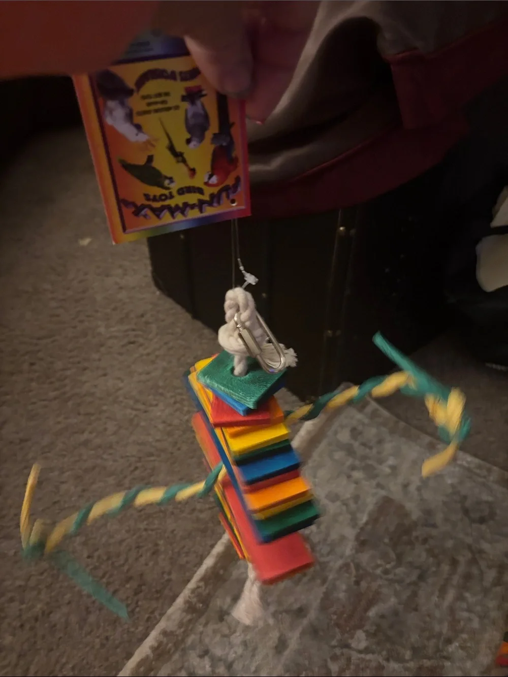 FUN-MAX Colorful Bird Toy Pack for Parrots